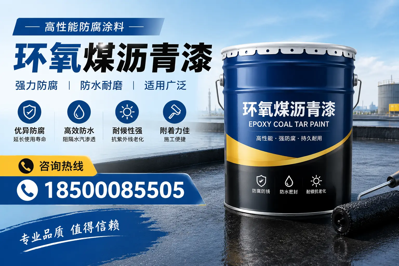 环氧煤沥青漆的主要成分与功能,莆田用户深度了解